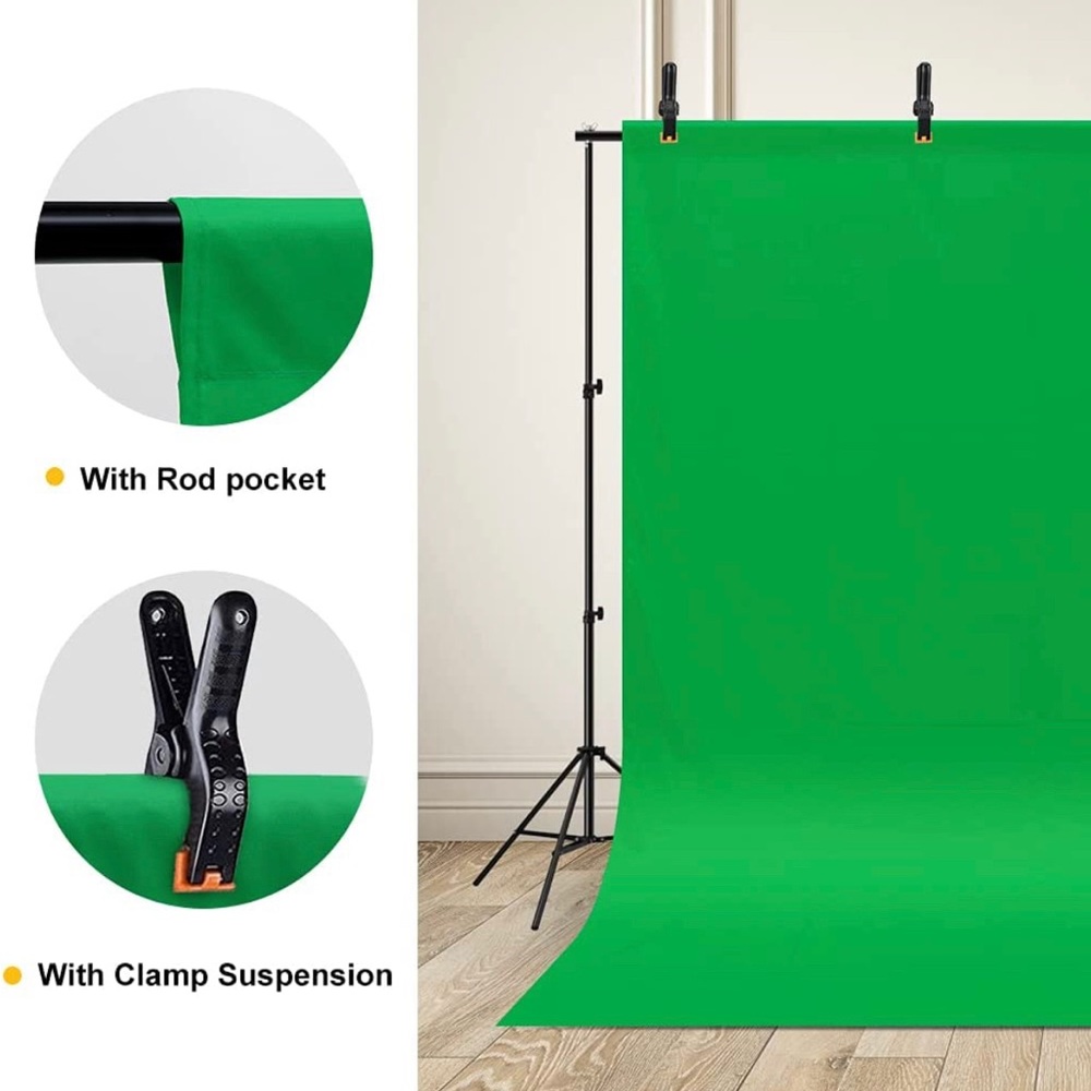 Green Screen w/ Clamps